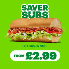 Lunch Menu at subway