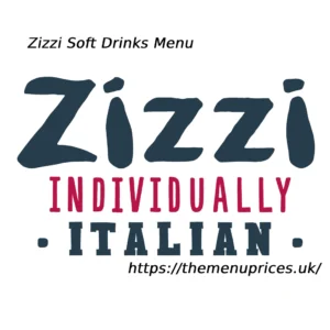 Zizzi Soft Drinks Menu