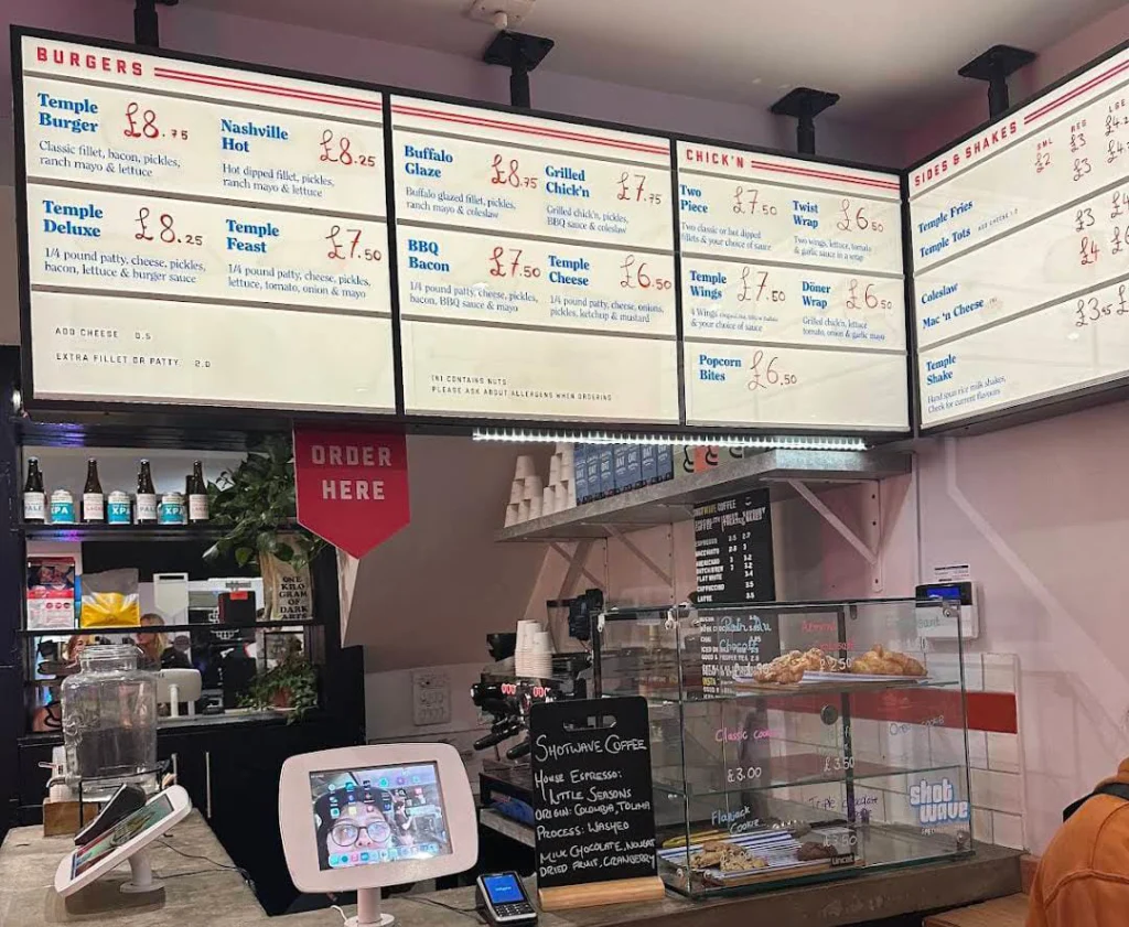 Burgers at Temple of Seitan Menu UK